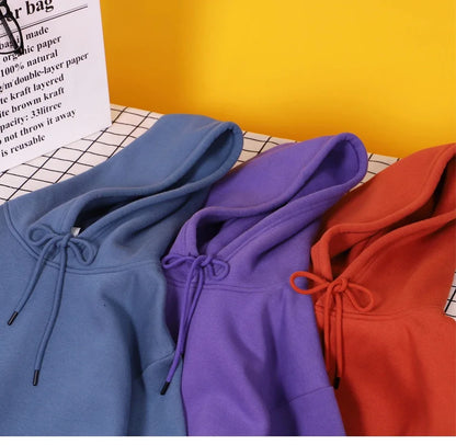 Simple Heart By Hand Print Clothes Female Hip Hop Street Hoodies Casual Fashion Sweatshirt Multicolor Pocket Women Hoody